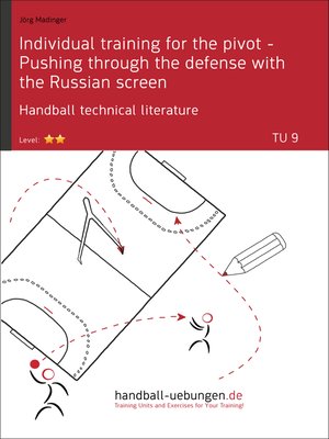 cover image of Individual training for the pivot--Pushing through the defense with the Russian screen (TU 9)